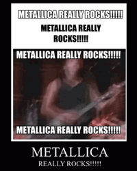 Metallica Really Rocks Meme  GIF
