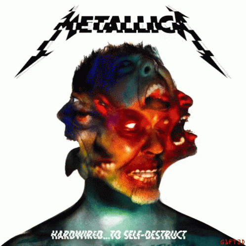 Metallica 'S Hardwired To Self-Destruct Album Cover GIF