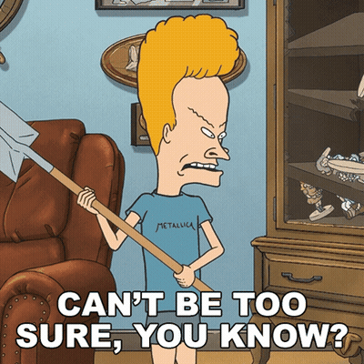 Metallica Shirt Cartoon Character Holding Shovel GIF