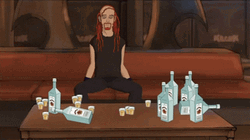 Metalocalypse Drunk Pickles GIF