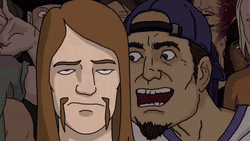 Metalocalypse Man Whispering GIF