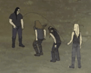 Metalocalypse Playing Team GIF