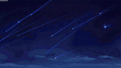 Meteor Shower Lighting Dark Night Sky GIF