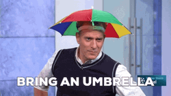 Meteorologist Mike Bettes Bring An Umbrella GIF