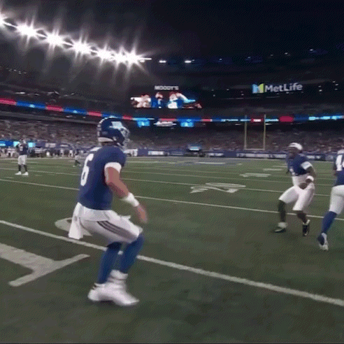 Metlife Is One Of The Sponsors Of The Football Game Being Played GIF