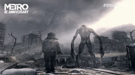 Metro 2033 Anne Miller And Monster GIF