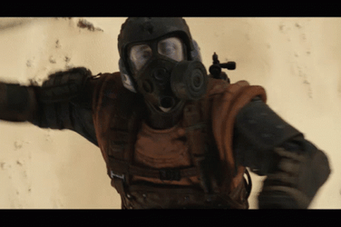 Metro 2033 Artyom Falling In Snow GIF