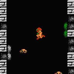 Metroid Game Falling Down GIF