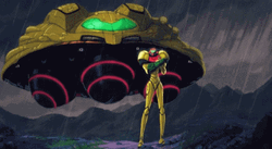 Metroid UFO GIF