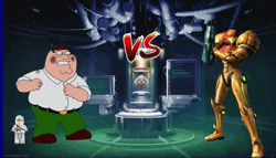 Metroid Versus Peter Griffin GIF