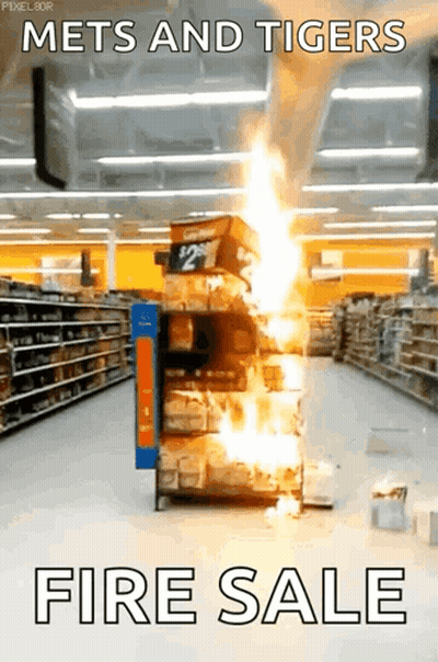 Mets And Tigers Fire Sale Ad GIF