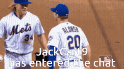 Mets Baseball Players Shaking Hands GIF