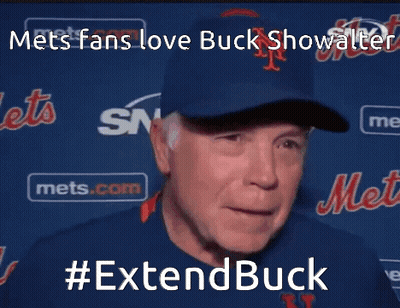Mets Fans Love Buck Showalter GIF