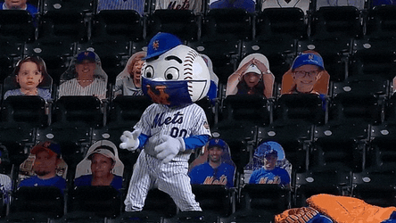 Mets Mascot Mr Met Dancing GIF