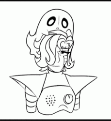 Mettaton EX Humanoid Ghost Soul Head Undertale GIF