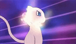 Mew Attacking GIF