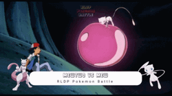 Mew Pokemon Fight Scene GIF