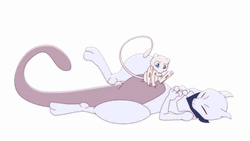 Mew Resting GIF