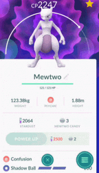 Mewtwo Pokemon Abilities Status GIF