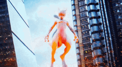 Mewtwo Pokemon Mid Air Ember Flying GIF