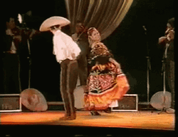 Mexican Dancing Mariarchi Couple GIF