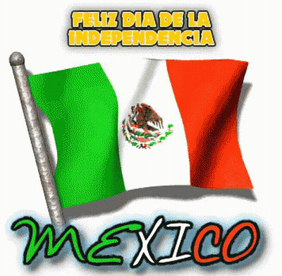 Mexican Flag Feliz Dia De La Independencia GIF