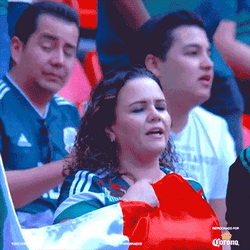 Mexican Football Audience Singing GIF