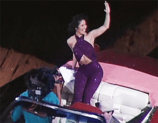 Mexican Selena Quintanilla Waving GIF