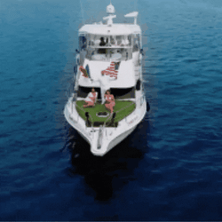 Mexico Flag On Ship GIF