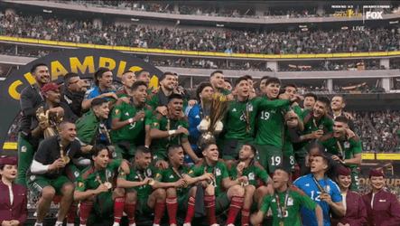 Mexico Soccer Team Championship Celebration GIF