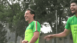 Mexico Soccer Team Members Having Fun GIF