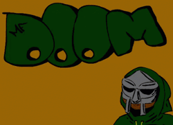 Mf Doom Drifting Text GIF