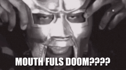 Mf Doom Mask On GIF