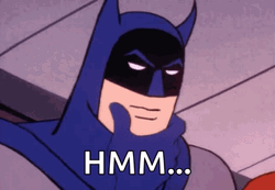 Mhmm Animated Batman GIF