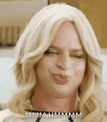 Mhmm Wide Eyes Yasgirl Silly Blonde GIF