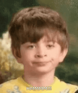 Mhmmm Kid Blinking Eyes GIF