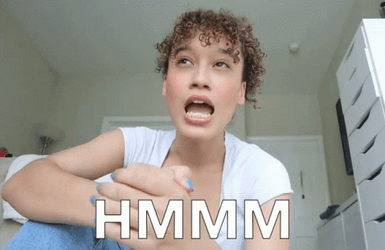Mhmmm Woman Deep Thinking GIF