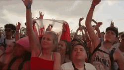 Miami Crowd Of Fans Is Jumping GIF
