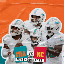 Miami Dolphins Game Day Versus KC Chiefs GIF