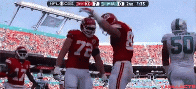 Miami Dolphins Vs Kansas City Chiefs Football Game GIF