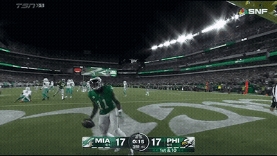 Miami Dolphins Vs Philadelphia Eagles Football Game GIF