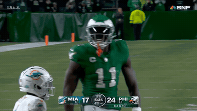 Miami Dolphins Vs Philly Eagles Football GIF