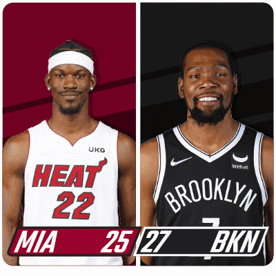 Miami Heat And Orlando Magic Players GIF