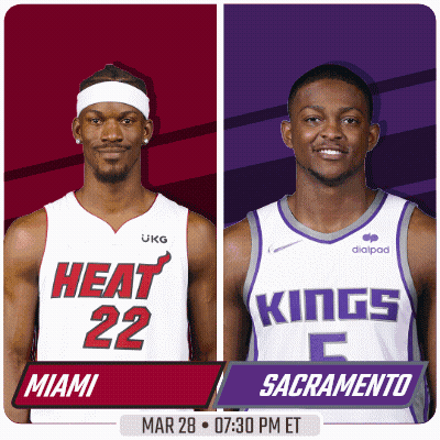 Miami Heat Player And Kings Player GIF
