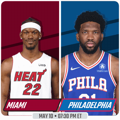 Miami Heat Player And Philadelphia Flyer GIF