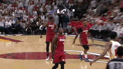 Miami Heat Running Backwards GIF