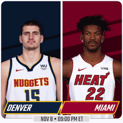 Miami Heat Versus Denver Nuggets Game Day GIF
