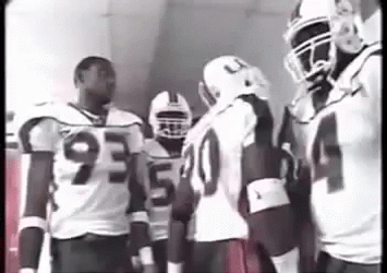 Miami Hurricanes Before Game Confrontations GIF