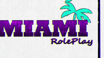 Miami Roleplay Logo With Palm Tree GIF