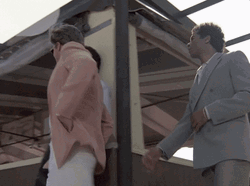 Miami Vice Dead Falling Down Stairs GIF
